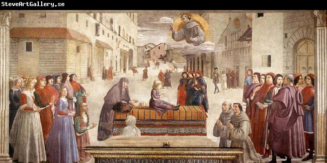 GHIRLANDAIO, Domenico Resurrection of the Boy